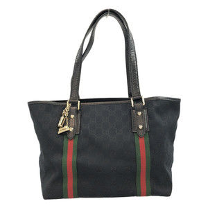 Gucci Canvas Tote Bag GG Shelly